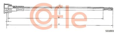 Speedometer Cable COFLE 92.S31003