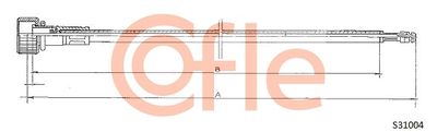 Speedometer Cable COFLE 92.S31004