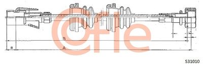 Speedometer Cable COFLE 92.S31010