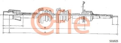 Speedometer Cable COFLE 92.S31025