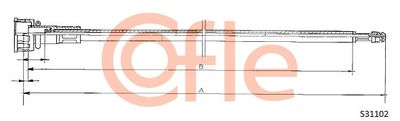 Speedometer Cable COFLE 92.S31102