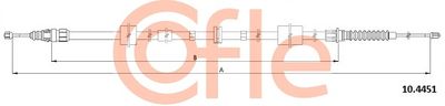 Cable Pull, parking brake COFLE 92.10.4451