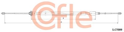 Cable Pull, parking brake COFLE 92.1.CT009