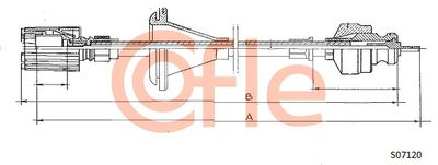 Speedometer Cable COFLE S07120