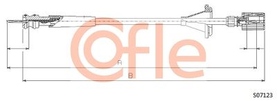 Speedometer Cable COFLE S07123