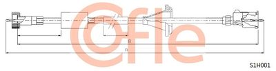 Speedometer Cable COFLE S1H001