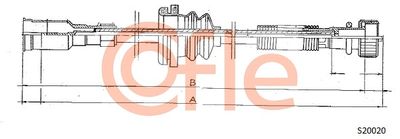 Speedometer Cable COFLE S20020
