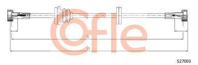 Speedometer Cable COFLE S27003
