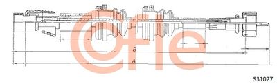 Speedometer Cable COFLE S31027