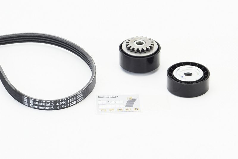 CONTINENTAL CTAM 4PK1538K1 V-Ribbed Belt Set