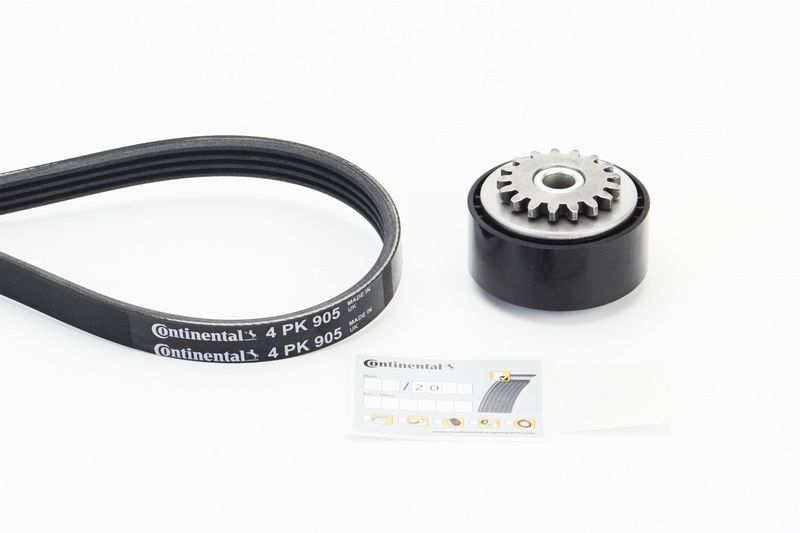 CONTINENTAL CTAM 4PK905K1 V-Ribbed Belt Set