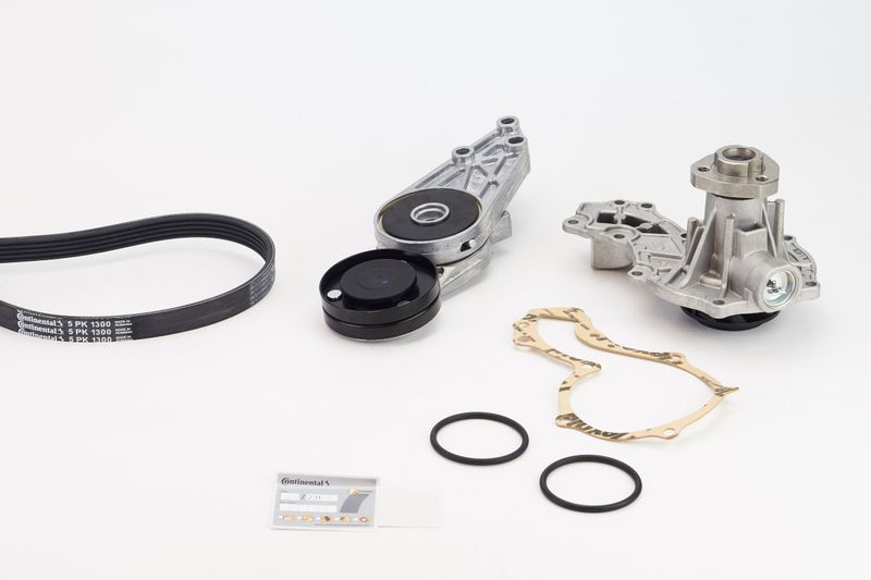 CONTINENTAL CTAM 5PK1300WP1 Water Pump + V-Ribbed Belt Kit