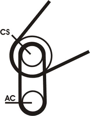 CONTINENTAL CTAM 5PK716 ELAST T1 V-Ribbed Belt Set