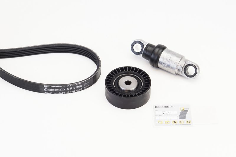 CONTINENTAL CTAM 5PK906K2 V-Ribbed Belt Set