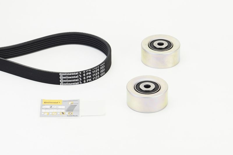 CONTINENTAL CTAM 6PK1125K1 V-Ribbed Belt Set