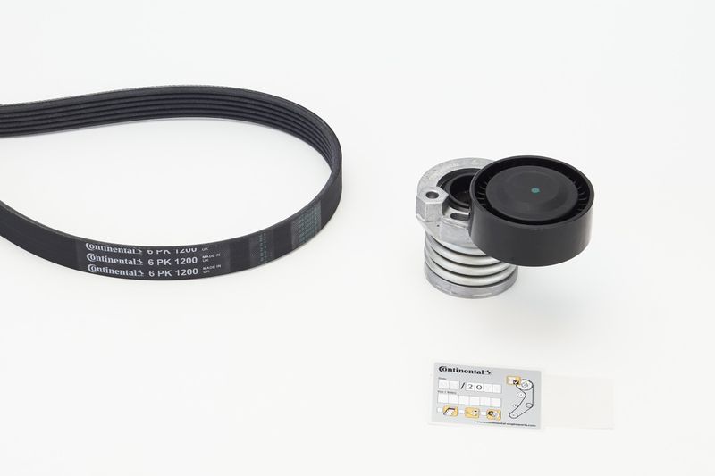 CONTINENTAL CTAM 6PK1200K3 V-Ribbed Belt Set