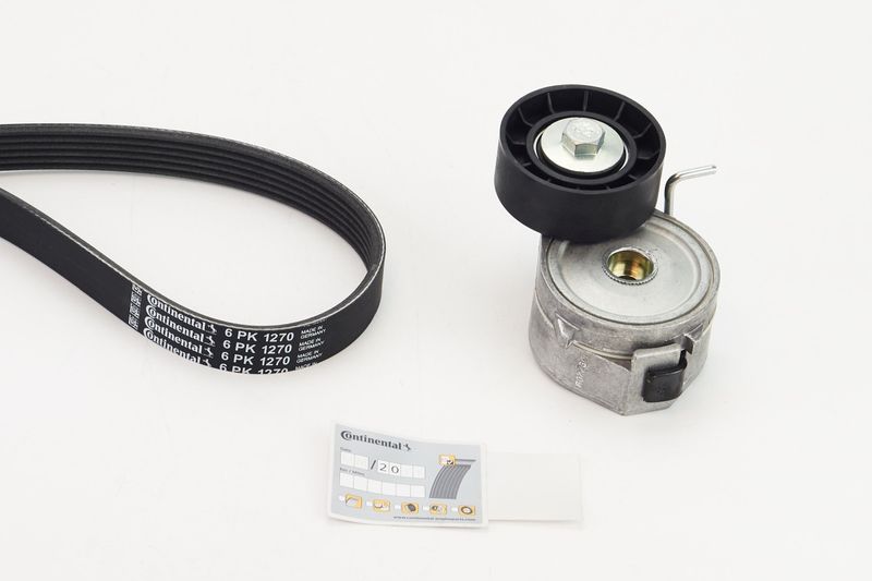 CONTINENTAL CTAM 6PK1270K1 V-Ribbed Belt Set
