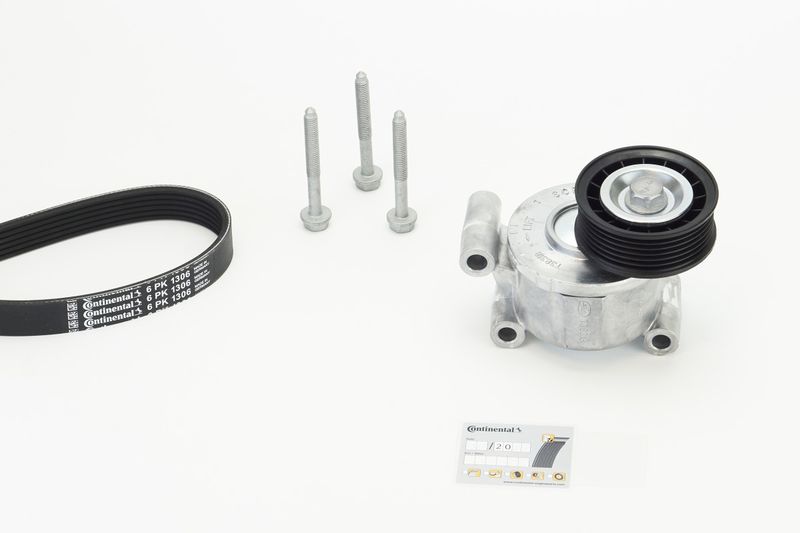 CONTINENTAL CTAM 6PK1306K2 V-Ribbed Belt Set