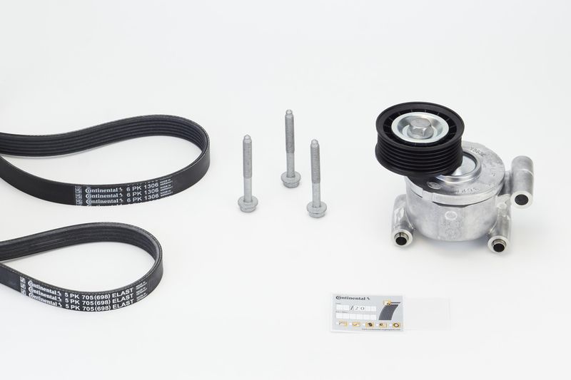 CONTINENTAL CTAM 6PK1306K3 V-Ribbed Belt Set