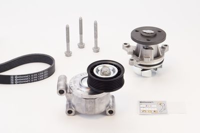 Water Pump + V-Ribbed Belt Kit CONTINENTAL CTAM 6PK1306WP1