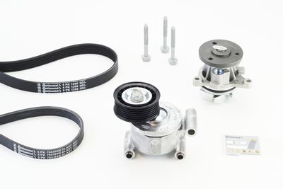 Water Pump + V-Ribbed Belt Kit CONTINENTAL CTAM 6PK1306WP2