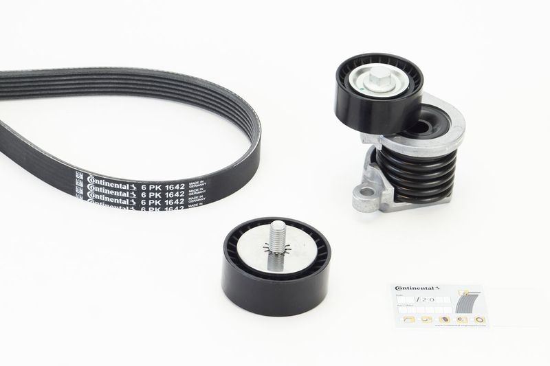 CONTINENTAL CTAM 6PK1642K3 V-Ribbed Belt Set