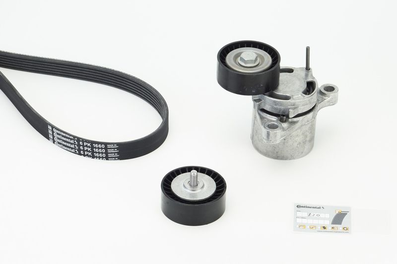 CONTINENTAL CTAM 6PK1660K5 V-Ribbed Belt Set