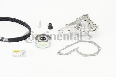 Water Pump + V-Ribbed Belt Kit CONTINENTAL CTAM 6PK1660WP1