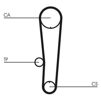 CONTINENTAL CTAM CT1017K1 Timing Belt Kit