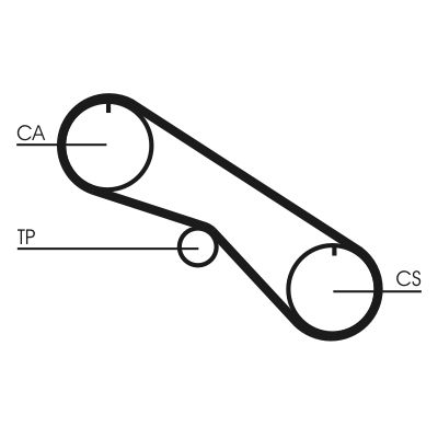 CONTINENTAL CTAM CT1082 Timing Belt