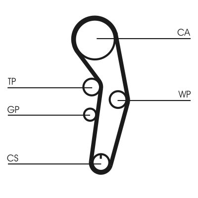 CONTINENTAL CTAM CT1090K1 Timing Belt Kit