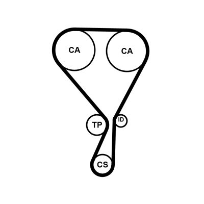 Timing Belt Kit CONTINENTAL CTAM CT1228K3PRO