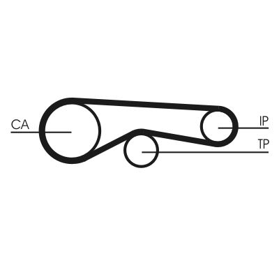 CONTINENTAL CTAM CT1239 Timing Belt
