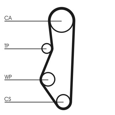 CONTINENTAL CTAM CT527K1 Timing Belt Kit