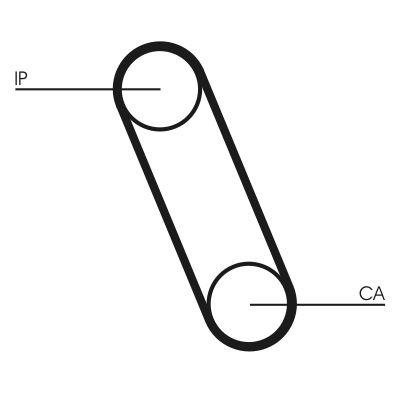 CONTINENTAL CTAM CT561 Timing Belt