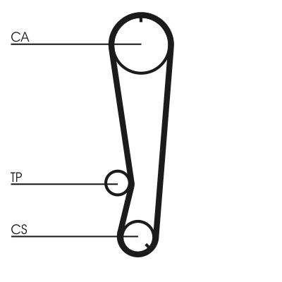 CONTINENTAL CTAM CT569K1 Timing Belt Kit