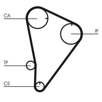 Timing Belt CONTINENTAL CTAM CT601