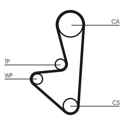 CONTINENTAL CTAM CT607WP2 Water Pump & Timing Belt Kit