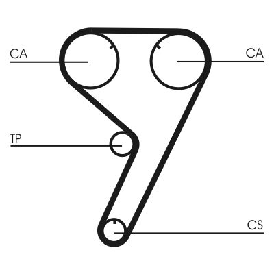 CONTINENTAL CTAM CT608K3 Timing Belt Kit