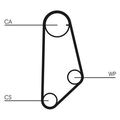 CONTINENTAL CTAM CT635 Timing Belt