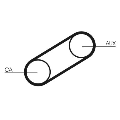 Timing Belt CONTINENTAL CTAM CT639