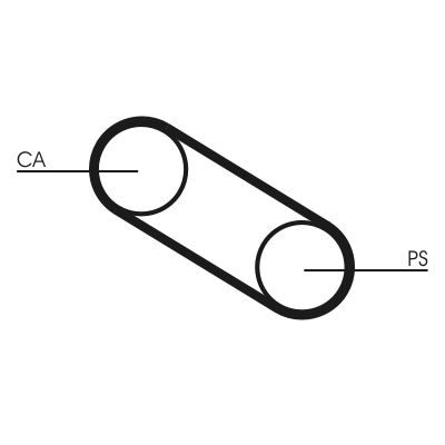 Timing Belt CONTINENTAL CTAM CT667