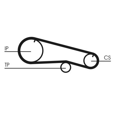 Timing Belt CONTINENTAL CTAM CT668