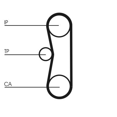 CONTINENTAL CTAM CT700K2PRO Timing Belt Kit