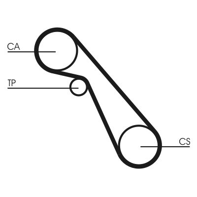 CONTINENTAL CTAM CT703 Timing Belt