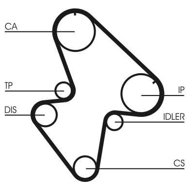 Timing Belt CONTINENTAL CTAM CT710