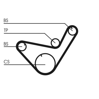 CONTINENTAL CTAM CT714K1 Timing Belt Kit