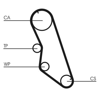CONTINENTAL CTAM CT754WP2 Water Pump & Timing Belt Kit