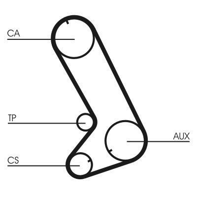 CONTINENTAL CTAM CT773K1 Timing Belt Kit