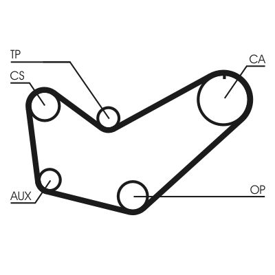Timing Belt CONTINENTAL CTAM CT778